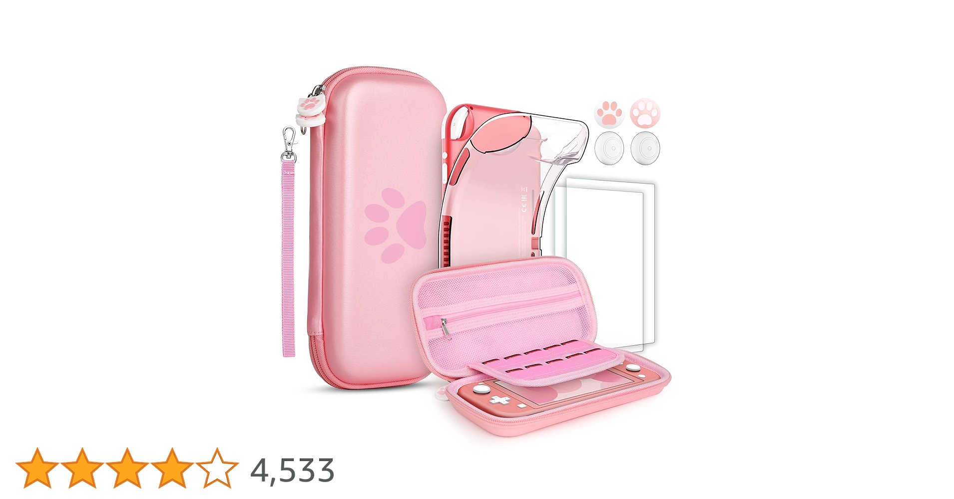 Amazon.co.jp: GeeRic スイッチライト 対応 ケース 収納 Switch Lite