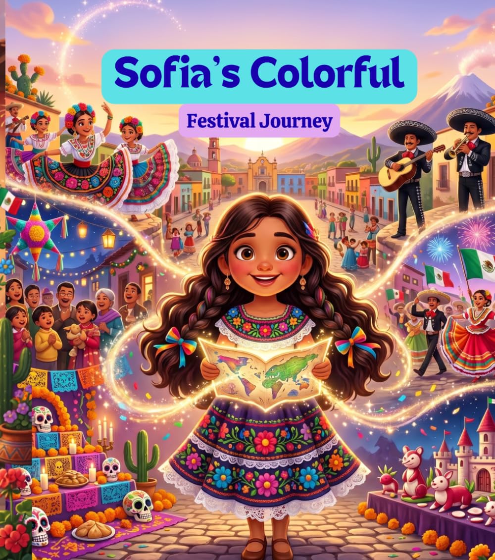 Sofia’s Colorful Festival Journey: Discovering Mexico’s Festivals, Traditions, and Beautiful Clothing. Kids cultural bed time story book. (Little Cultural Adventures)