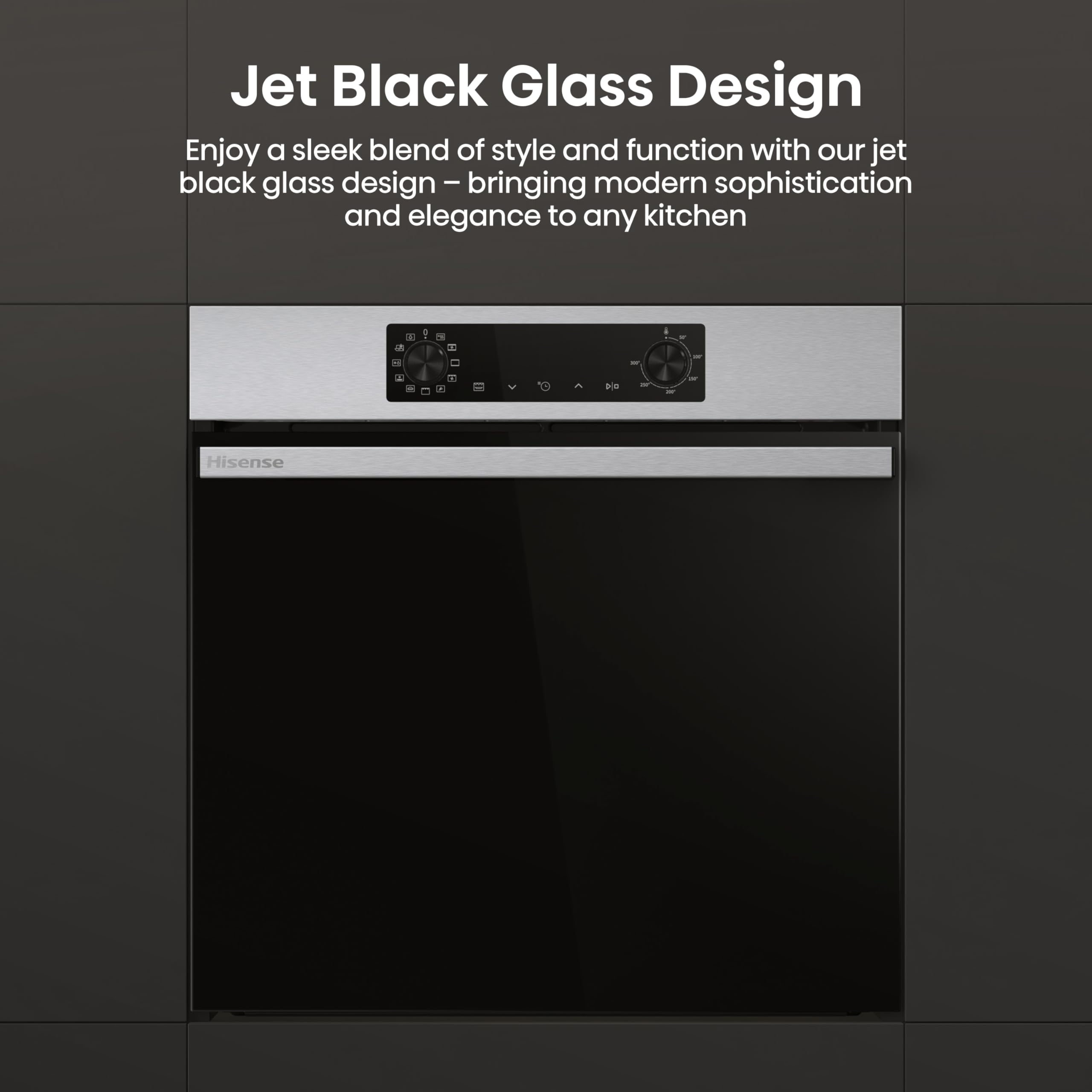 Hisense BI622AXPGUK - Built-in 77L Electric Single Oven - Stainless Steel with Even Bake, 300°C Pizza Mode, Frozen Food Mode, Steam Clean - A Rated, Extra Large — view 10