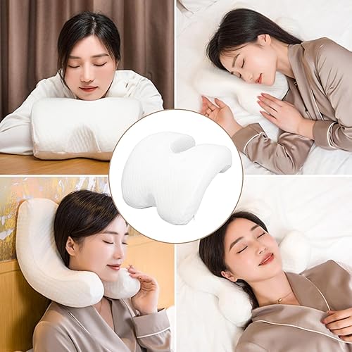 Miniatura 4 de Almohada para dormir para pareja, almohada de brazo de rebote lento, almohada de presión de rebote lento, almohada de espuma viscoelástica, almohada