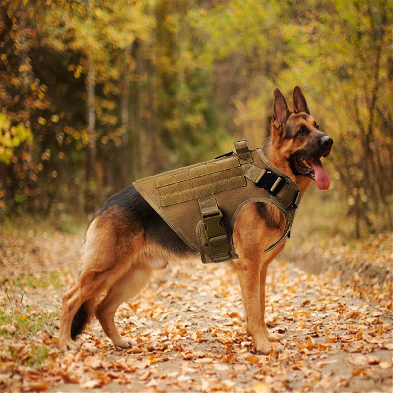 Pettorina Antitrazione per Cani di Grossa Tattica Militare, Pettorina per Cani da Pastore Tedesco Doberman Labrador, Prodotto di Addestramento per Cani di Servizio