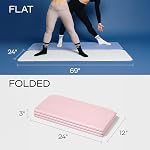 Stakt - Stakt Foldable Multi-Purpose Fitness & Yoga Mat with Patented Design, Workout Mat with Non-Slip Surface, Portable & Lightweight, For Studio & Home Use, As Seen on Shark Tank