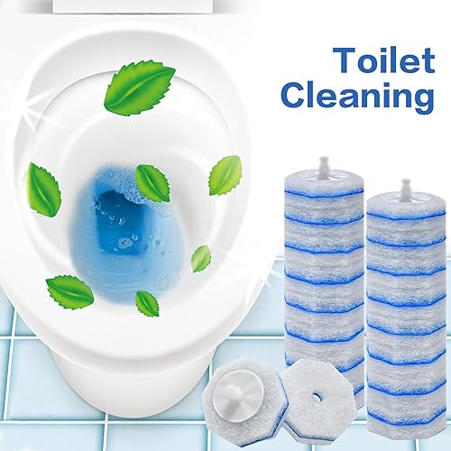 Miniatura 6 de 2 recambios de varita de inodoro con fórmula de mejora de potencia de limpieza para Clorox, 150 recambios desechables para inodoro, no se