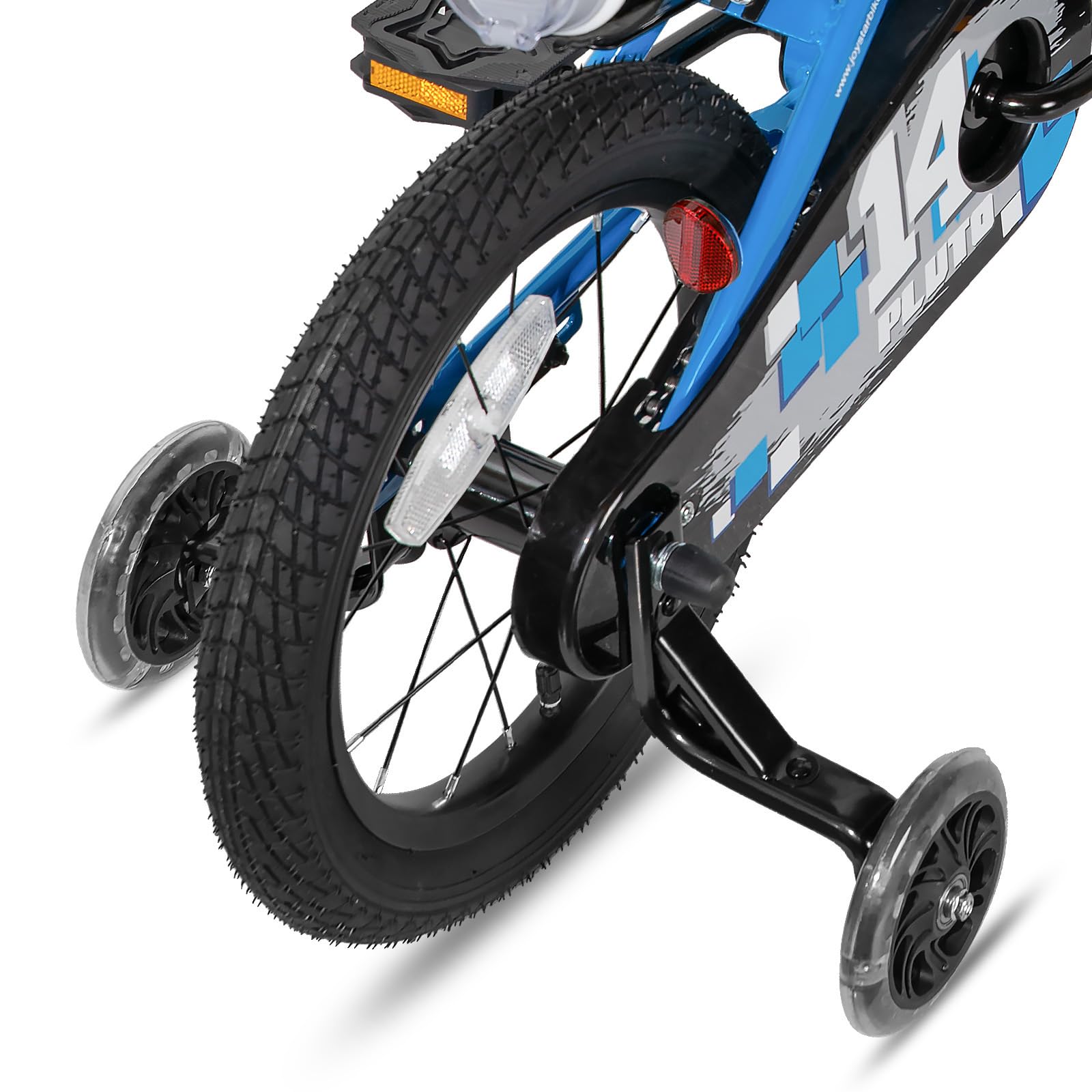 JOYSTAR Pluto 12/14/16/18/20 pollici per bambini e bambine dai 2 agli 11 anni. Bicicletta per bambini con ruote di allenamento e cestino. Disponibile in diversi colori.