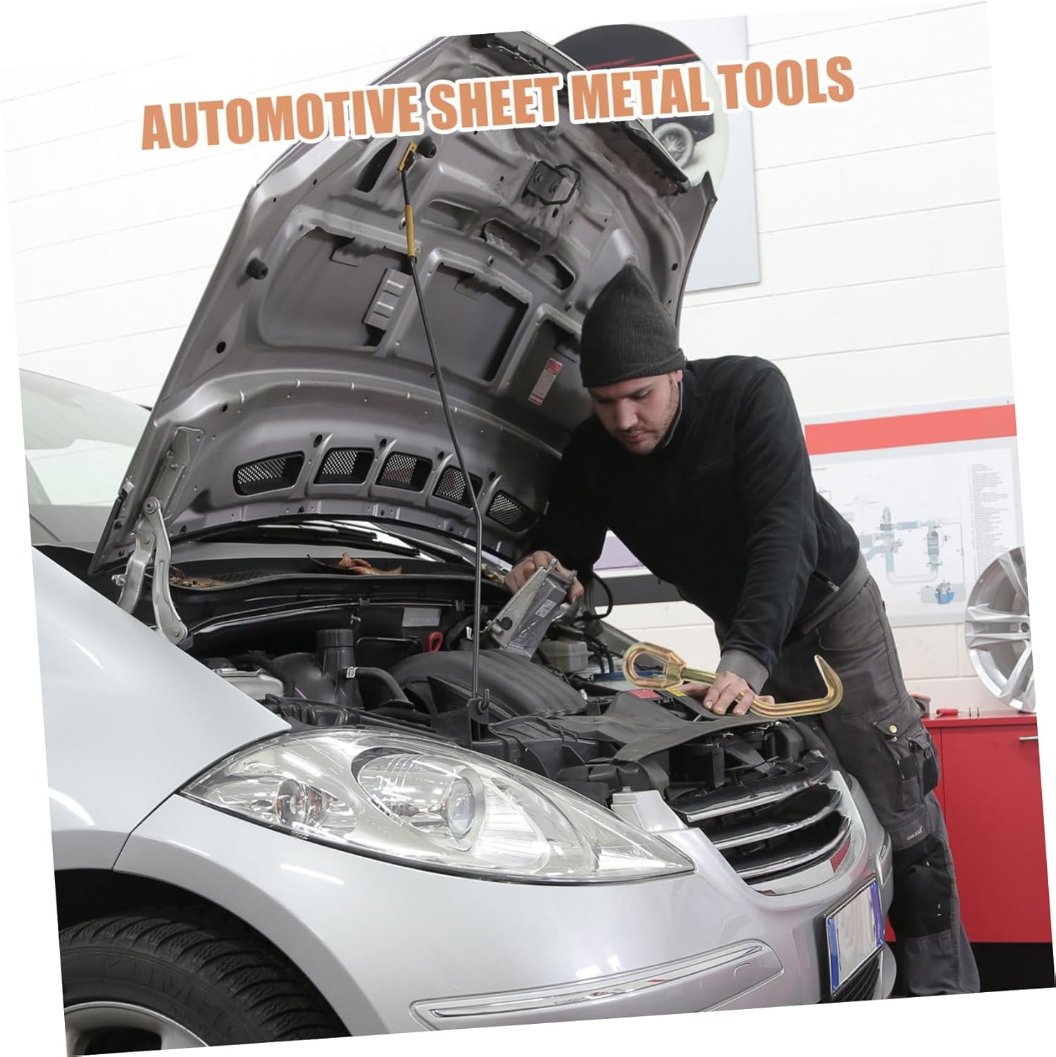 Auto Body Repair Tool Mini Triangle Sheet Metal Clamp Kit for Dent Removal Adjustable Sturdy Locking Mechanism for Automotive Repairs