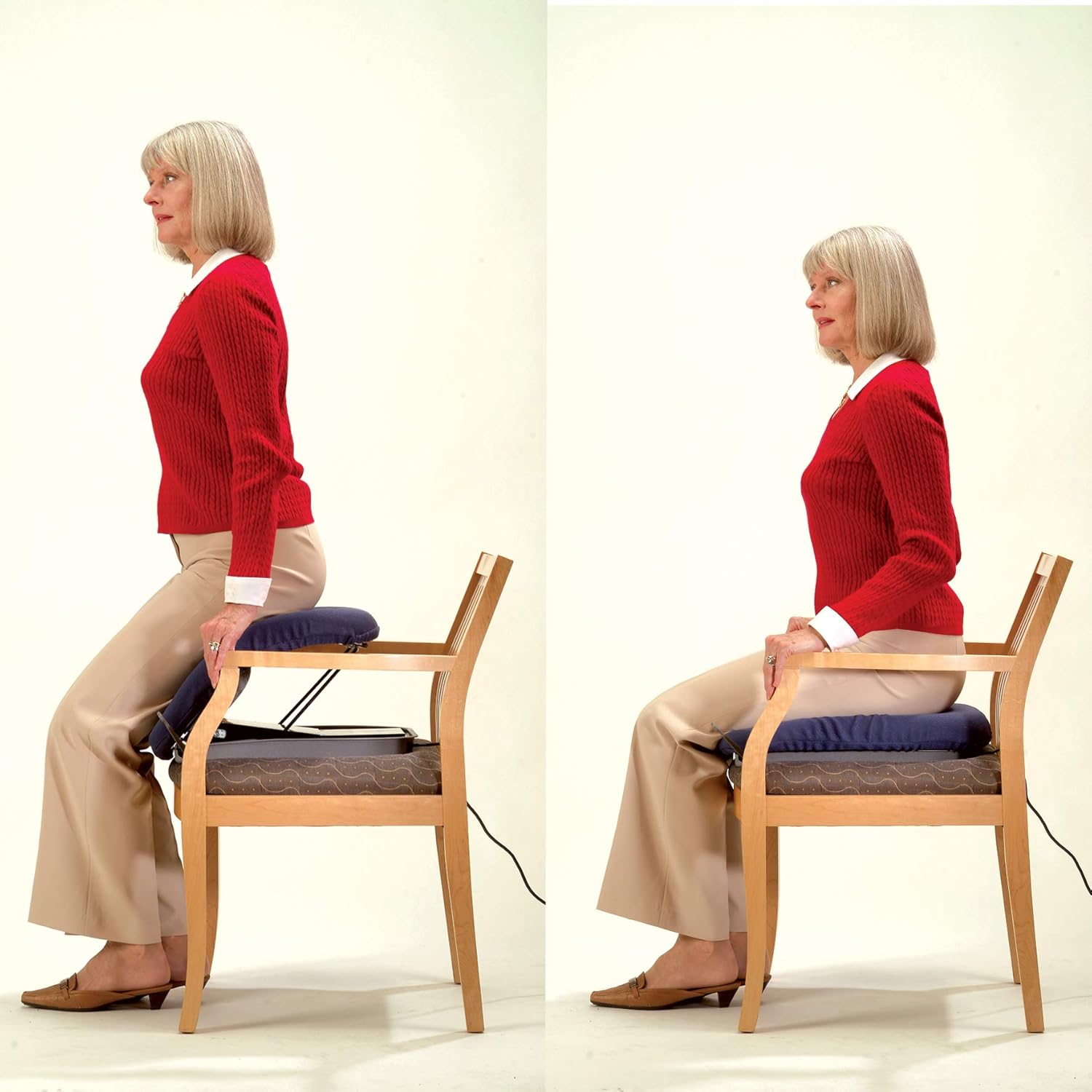 Carex Upeasy Power Seat, Portable Electric Lifting Seat, with Support for Up to 300 Pounds, Provides 100% Assistance : Health & Household
