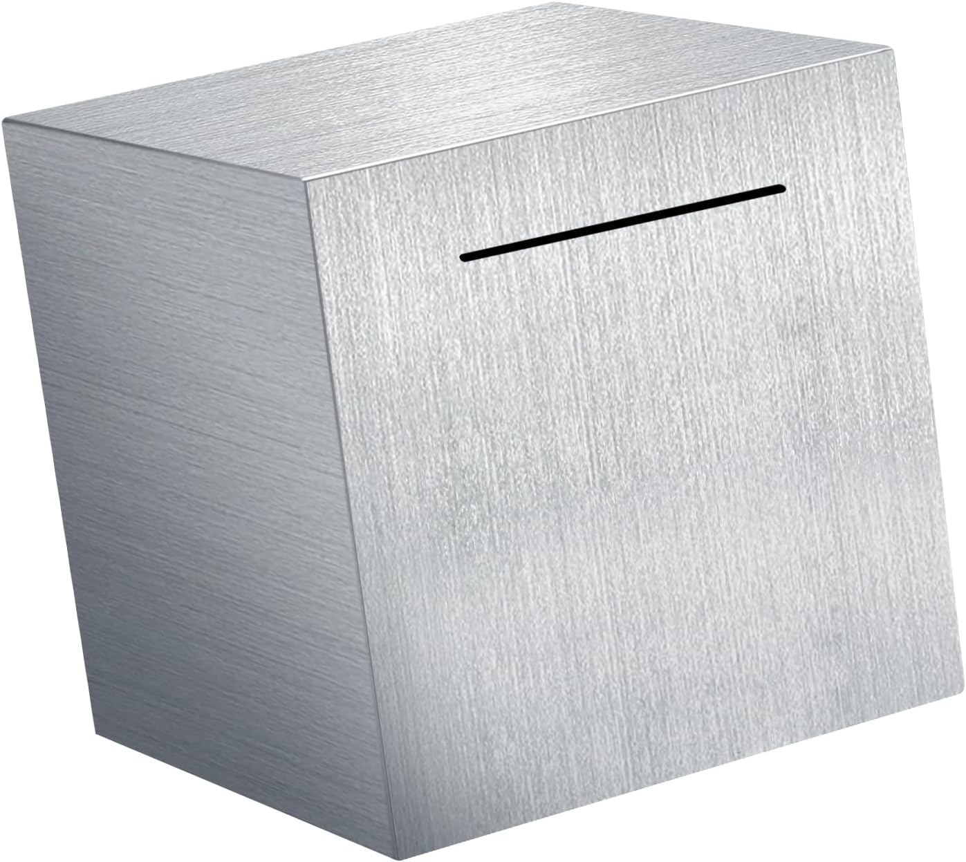 Adult Piggy Bank, Stainless Steel Piggy BankMetal Saving Box, Piggy Bank for Adults Must Break to Open (Pink, 5.9 inches)