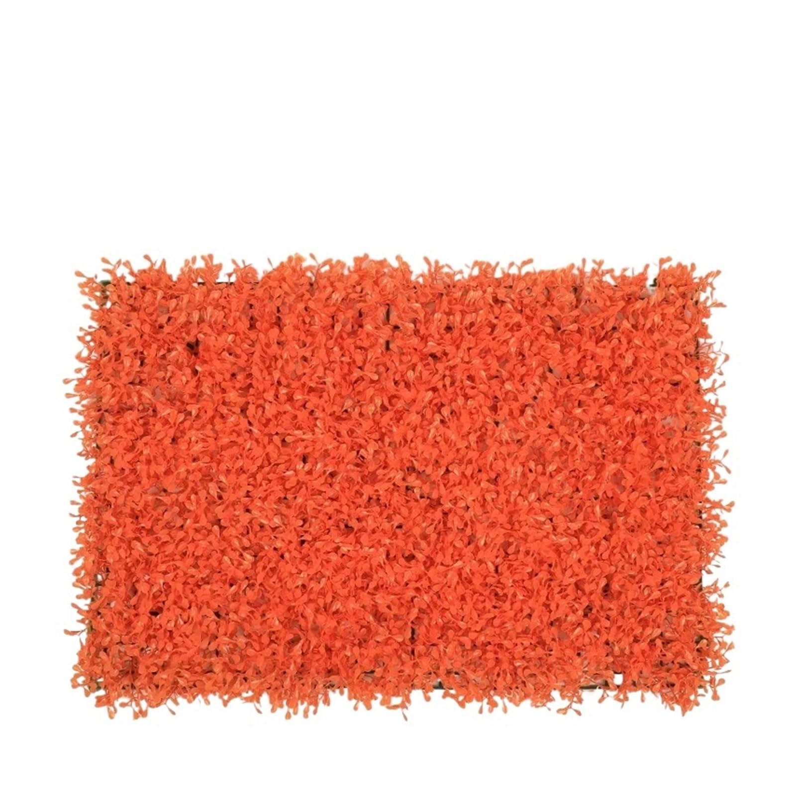 DFGRGRV Artificial Turf 1PC Lawn Decoration 40X60cm Artificial Milan Grass Carpet Turf Simulation Plastic Plants Lawn Hotel Home Wedding Background Wall(Orange)