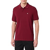 Calvin Klein Uomo Maglietta Polo Maniche Corte Monogram Pique in Cotone, Rosso (Renaissance Red), S