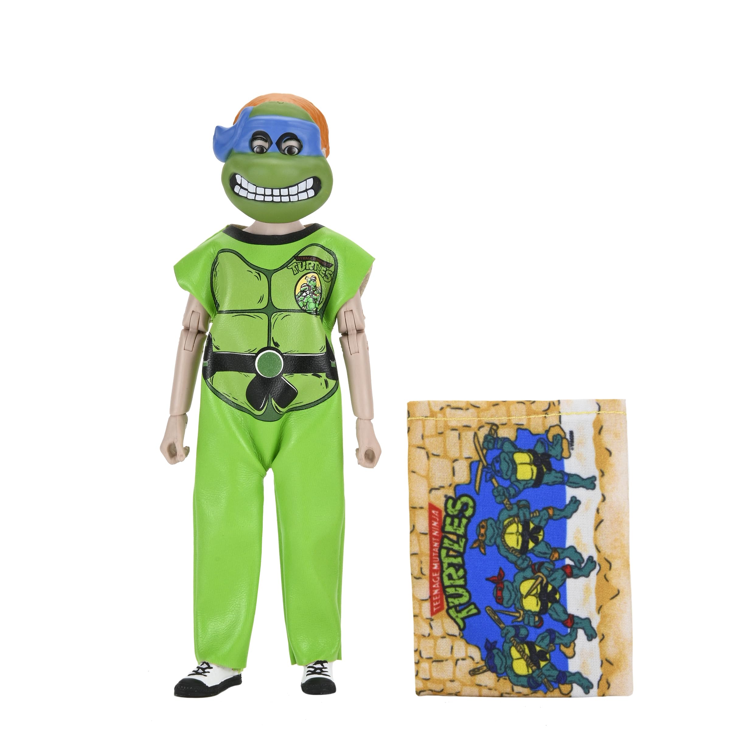 NECA - Teenage Mutant Ninja Turtles (dessin animé) x Ben Cooper – Figurine habillée de 15,2 cm – Figurine Leonardo