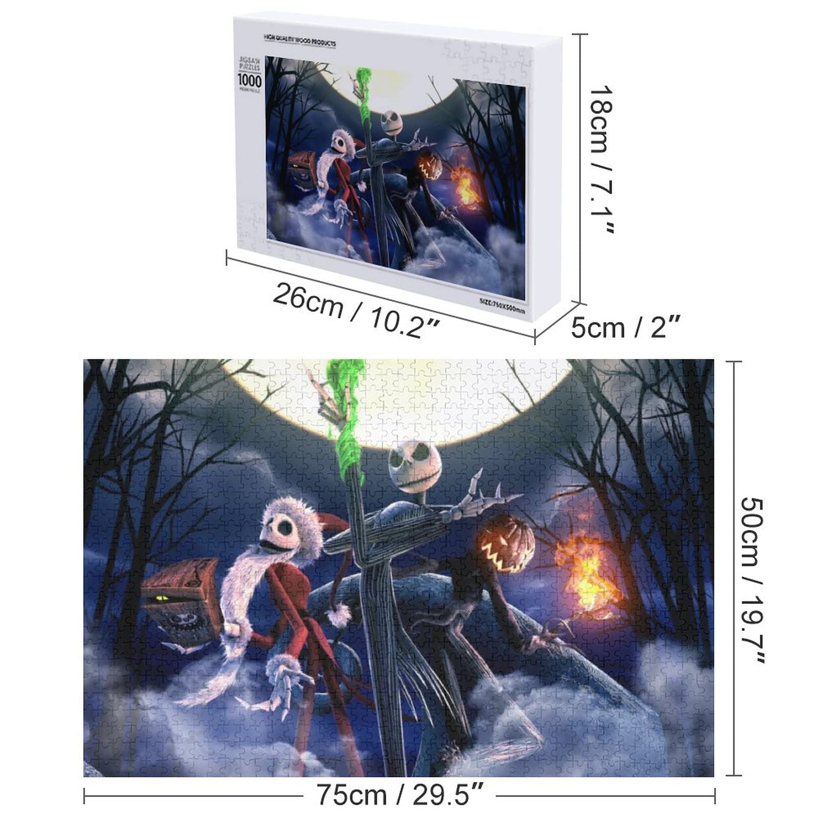ナイトメアビフォアクリスマス 1000 ピースジグソーパズル Amazon.co.jp: 1000ピース 300ピース/500ピース/1000ピース
