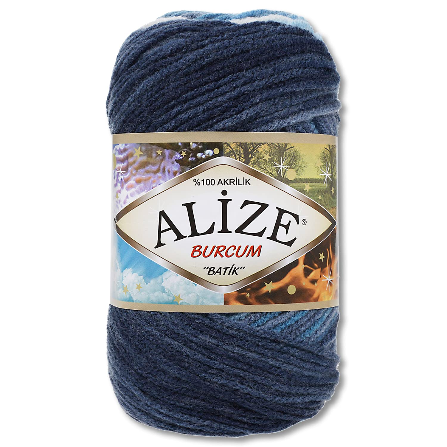 Alize 100 g Burcum Batik Wool in 30 Selection Colour Gradient Wool (1899)