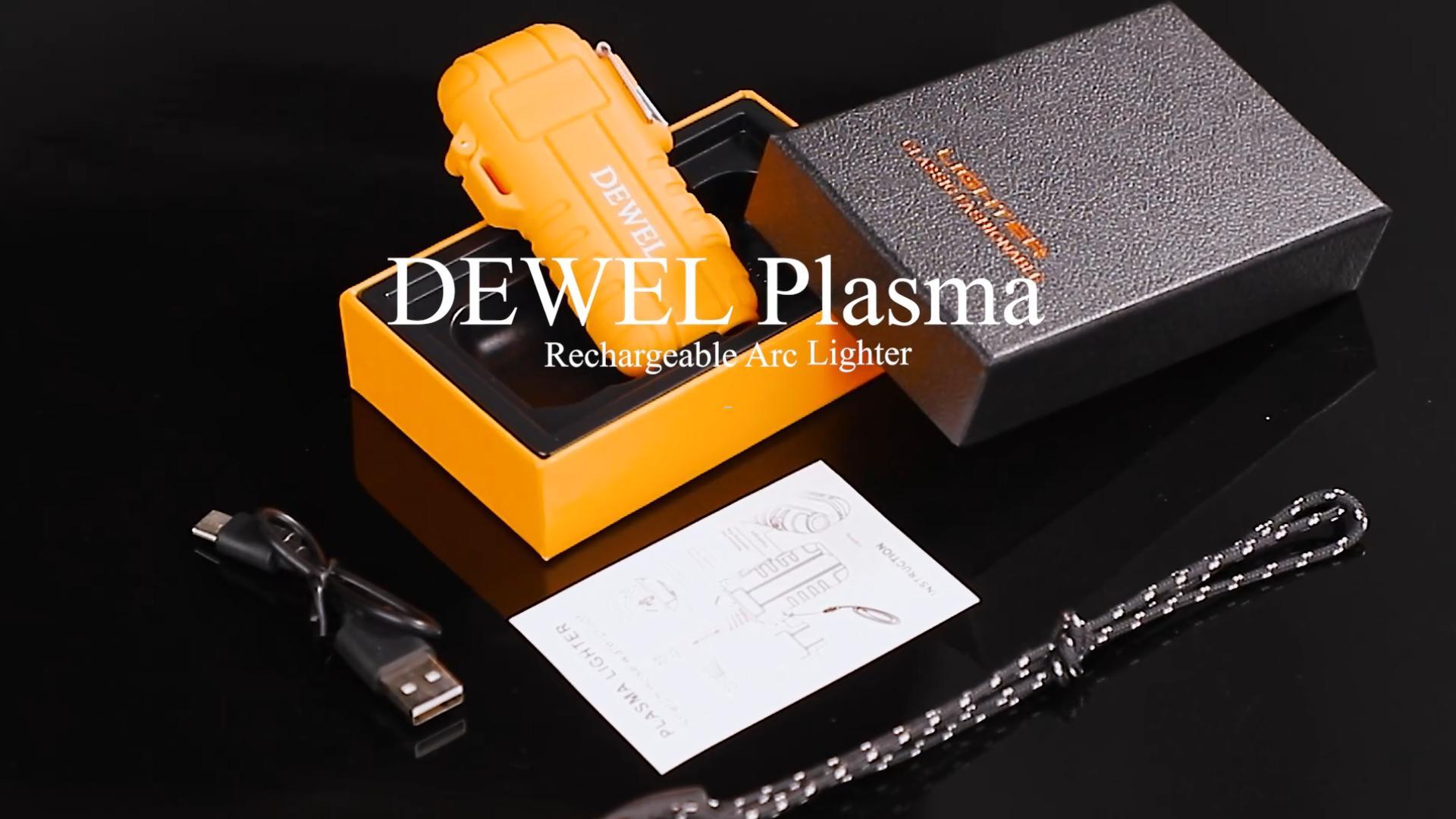 Encendedor eléctrico recargable DEWEL con cuello flexible 360° miniatura 7