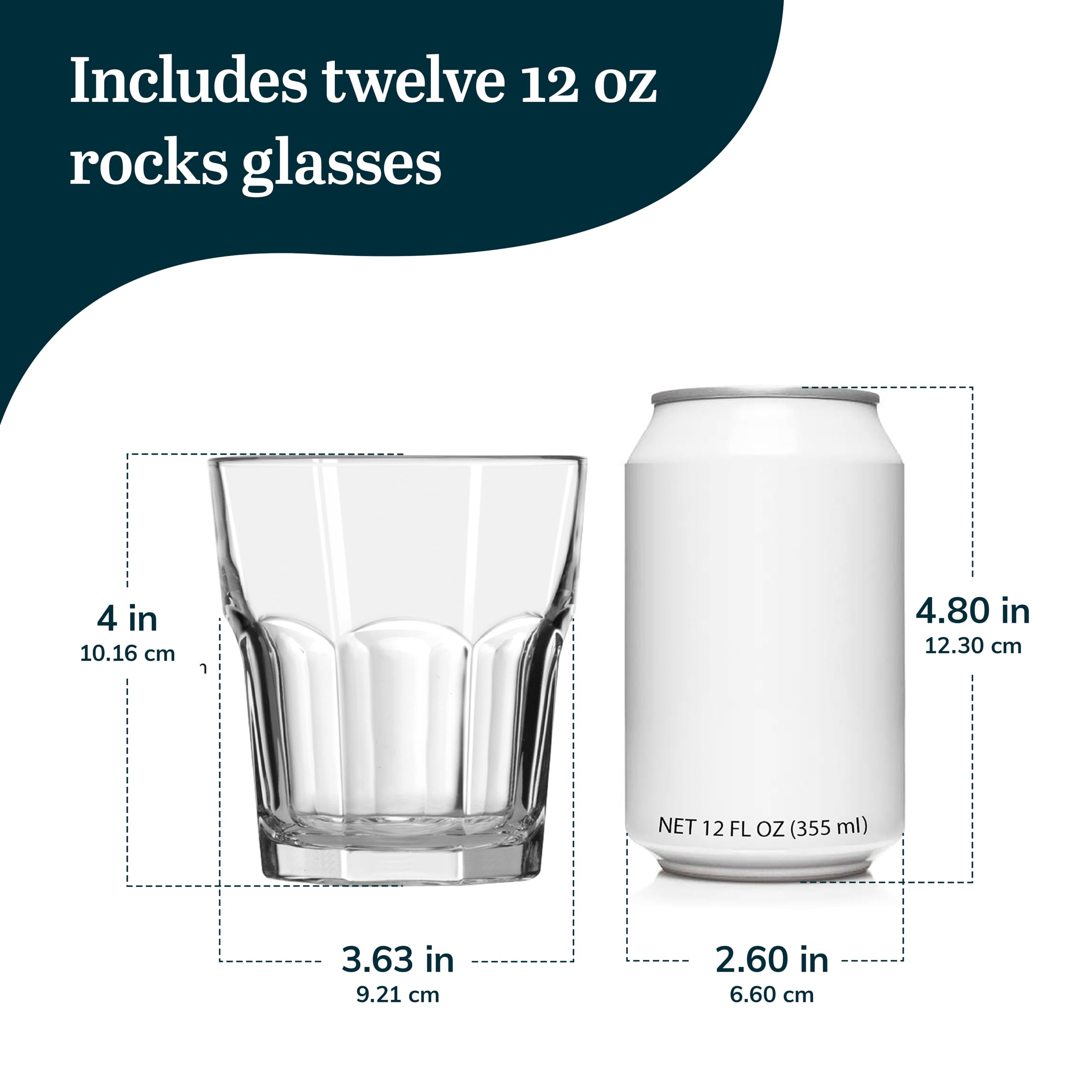 Amazon.com | Libbey Gibraltar DuraTuff Drinking Glass Drinking Cup