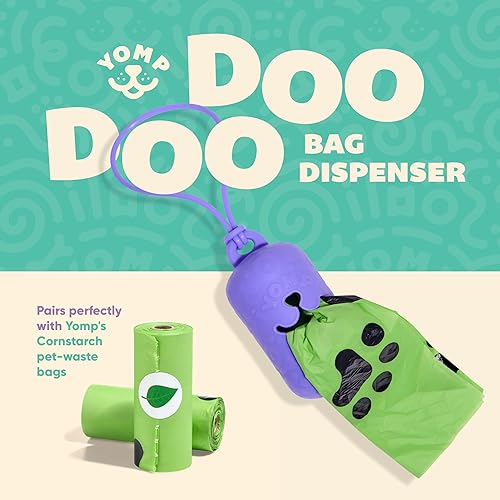 Miniatura 2 de Yomp Soporte para bolsas de perro  Dispensador de bolsas de excremento de perro para correa  Soporte para bolsas de basura para perros  Dispensador