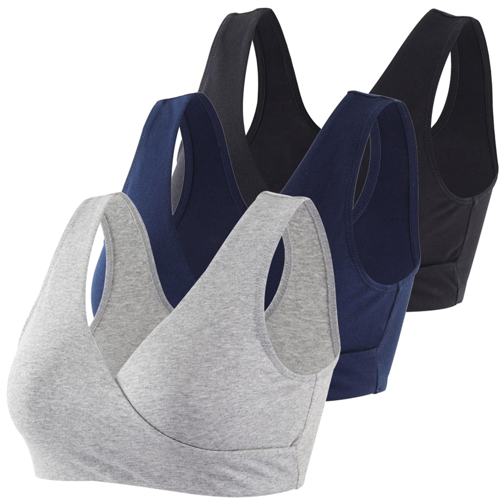 Women's Cotton Wireless Sleep Bra