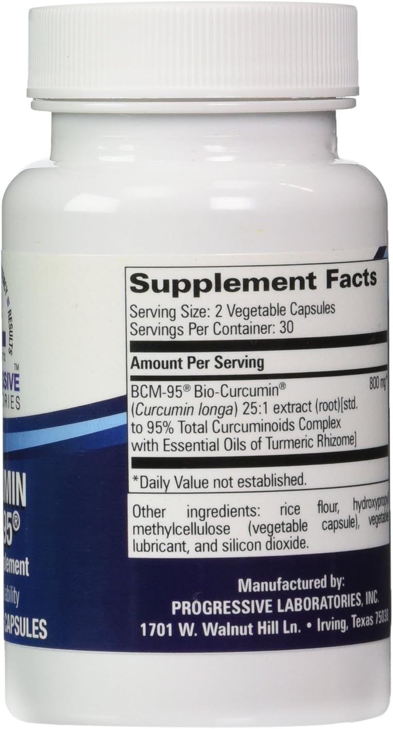 Progressive Labs - Curcumin BCM-95 60 vcaps [Health and Beauty]