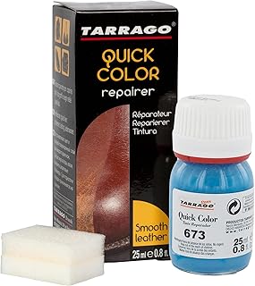 Tinte Para Zapatos y Accesorios de Piel, Cuero Liso y Lona | Tinte de Secado Rápido que Repara y Protege el Calzado de Pequeños Desgastes