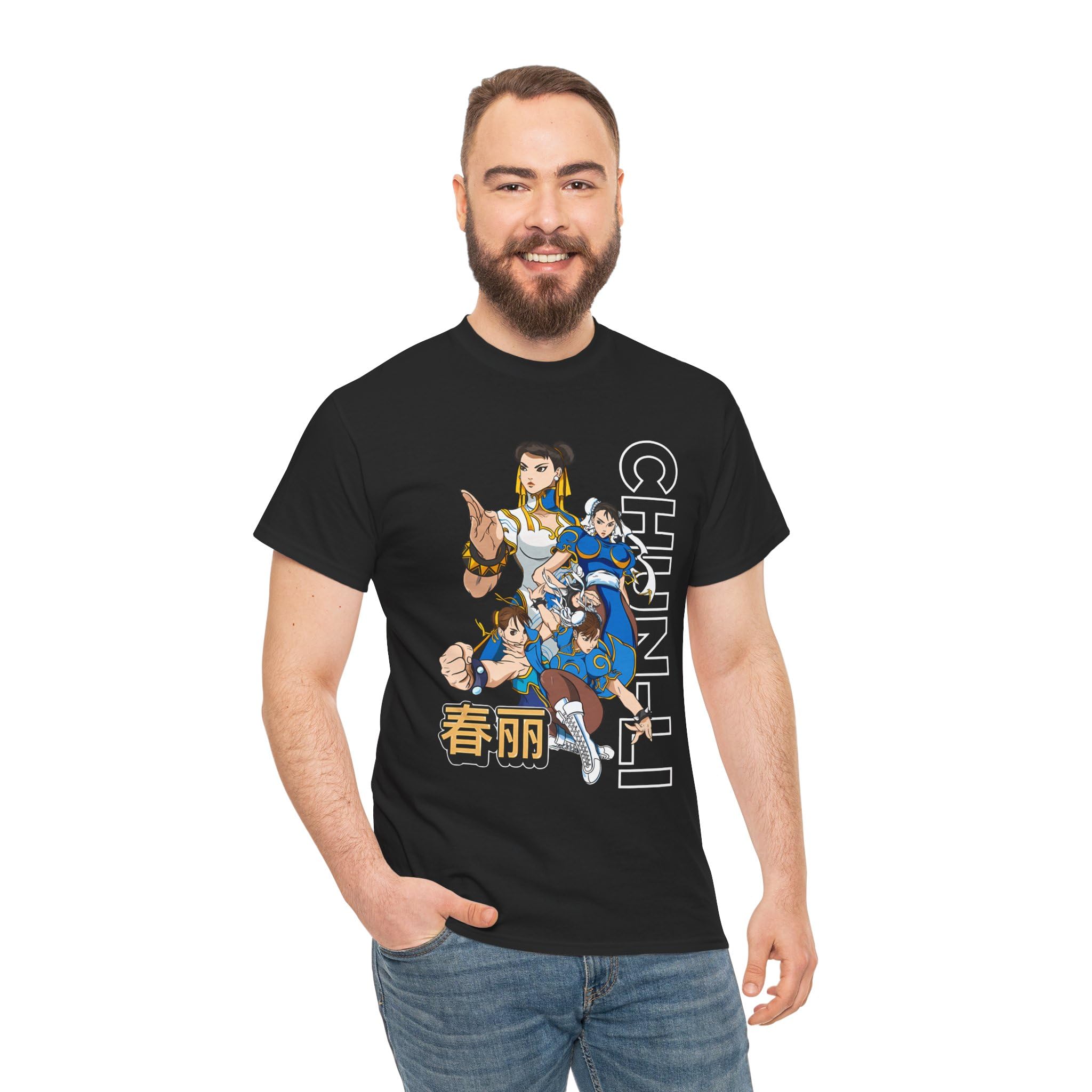 Chun-Li Collection Timeline Retro Arcade Games T-Shirt Tee Shirt
