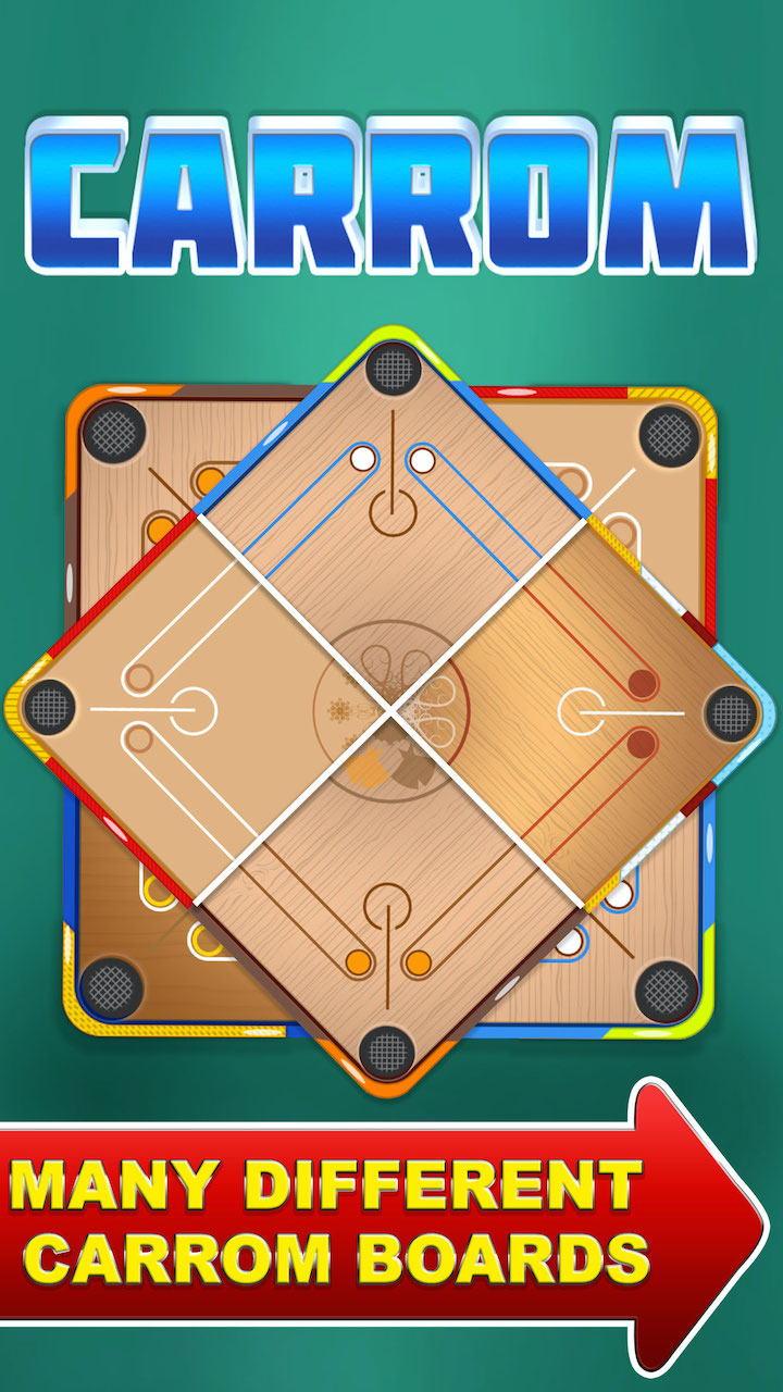 Carrom Disc Game Board Game Royal Carrom Pool Disc Pool Carrom