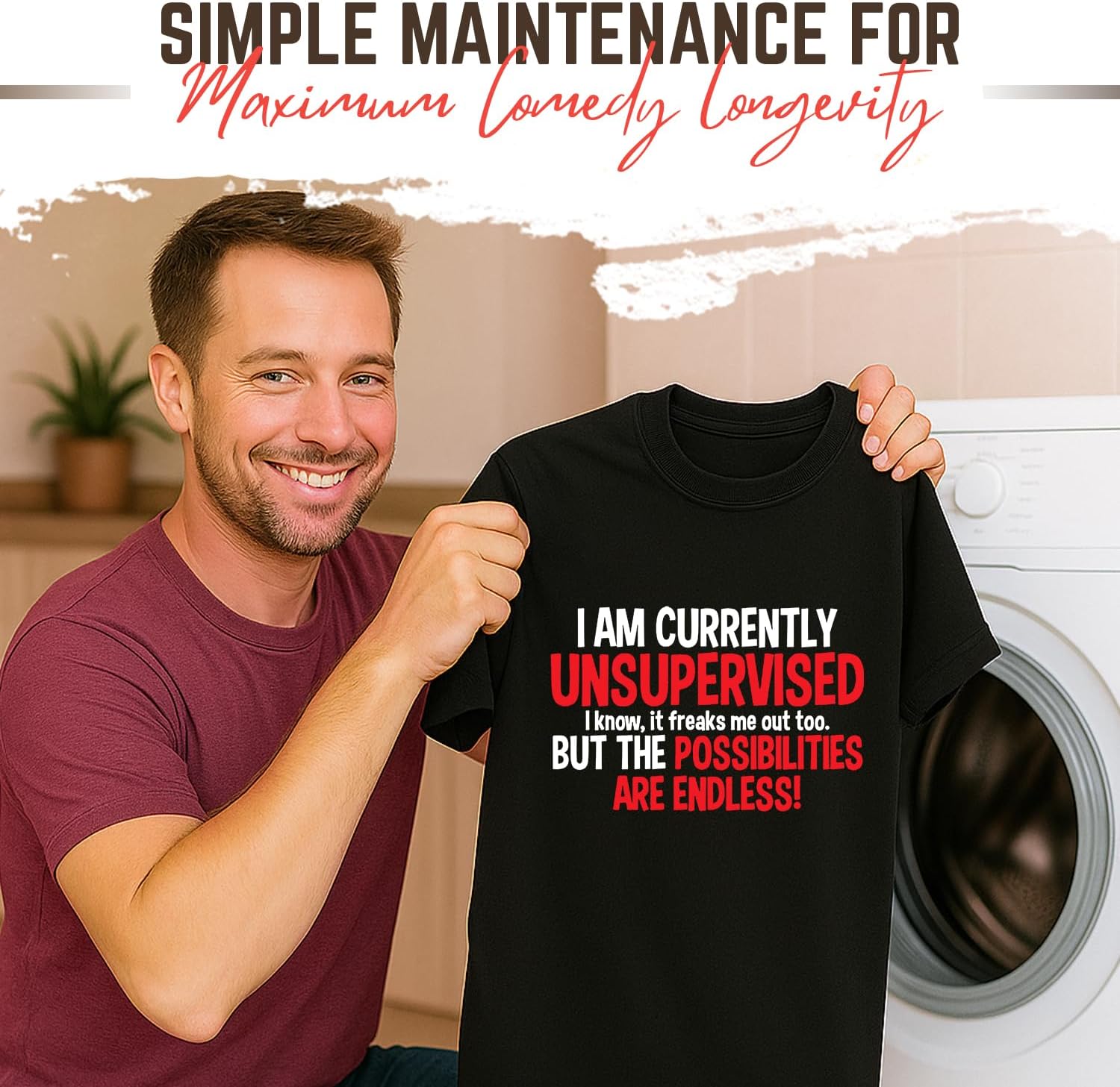 Sarcastic Mens Funny Graphic T-Shirts | Printed in USA Novelty Graphic Tees for Men | Funny Shirts for Men - Image 6