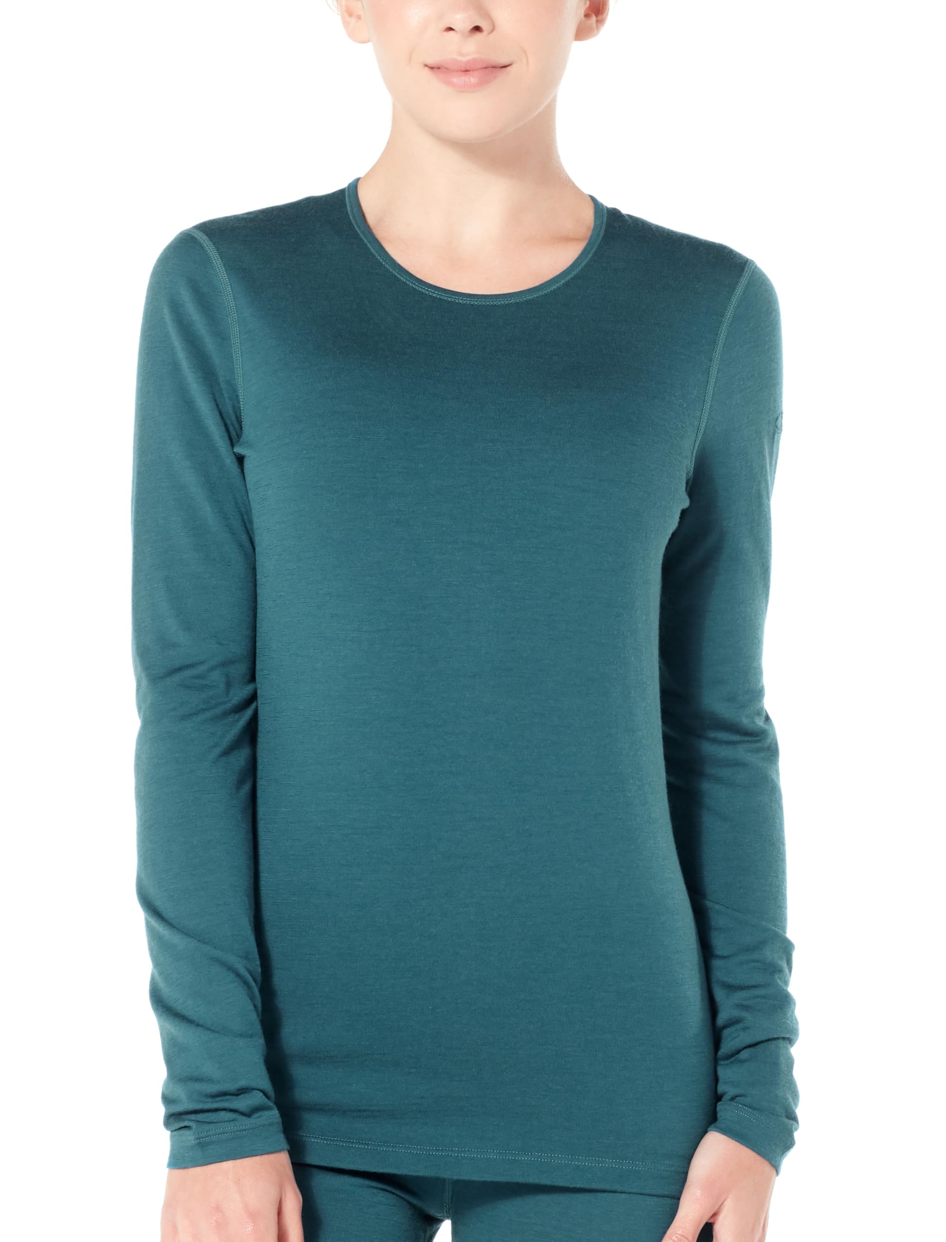 Icebreaker Women's 200 Oasis Long Sleeve Crewe Maglietta, Strato di Base Donna