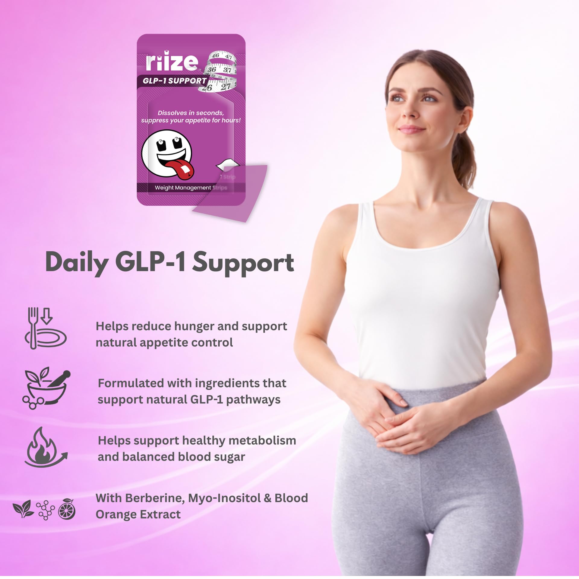 dissolvable glp 1 Amazon.com: Riize GLP-1 Support Strips for Weight Management and Appetite  Control - Fast-Dissolving Oral Strips with Berberine, Myo-Inositol & Blood  Orange Extract - 1 Month Supply