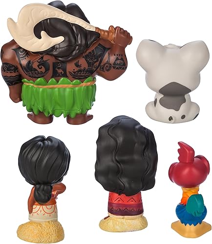 Miniatura 3 de Disney Store Juego de baño oficial (Moana 2)  Accesorios de baño para niños con queridos personajes de Disney  Coloridos y divertidos esenciales