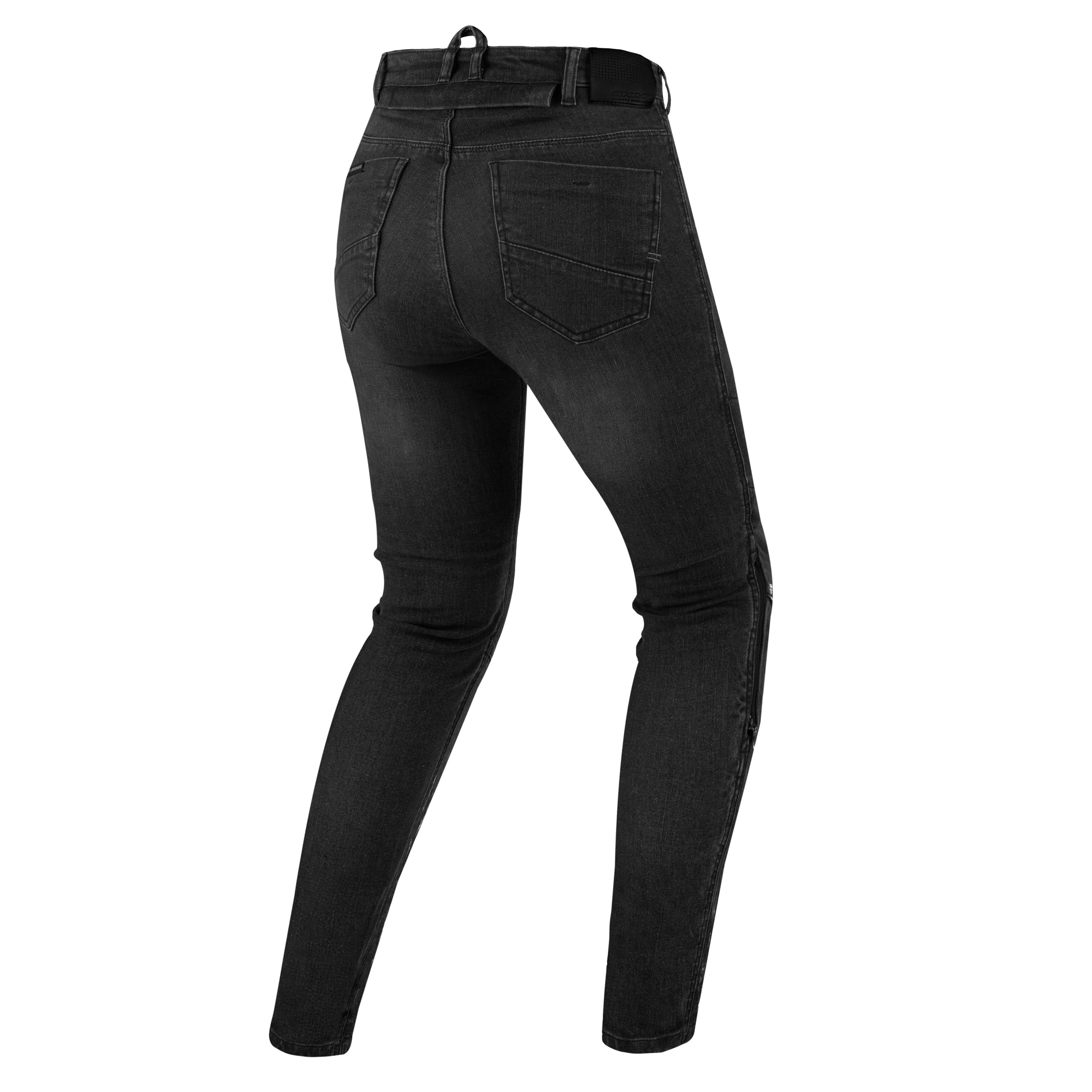 Shima Metro Motorrad Jeans Damen mit Protektoren Airforce Knieprotektoren Motorradhose Kurzgrößen Hosen Motorradjeans