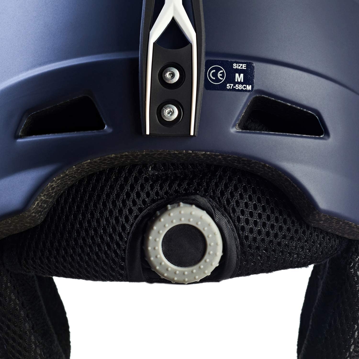 BLACK CREVICE Kitzbühel Casco da sci I Casco da sci design sportivo in diversi colori I Casco da sci uomo & donna I Casco in policarbonato I Casco da sci (S, marina/arancia)