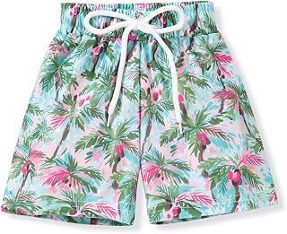 1-5 Years Baby Boys Swim Trunks Quick Dry Beach Cartoon Shorts Kids Swimsuit Bathing Trunks
