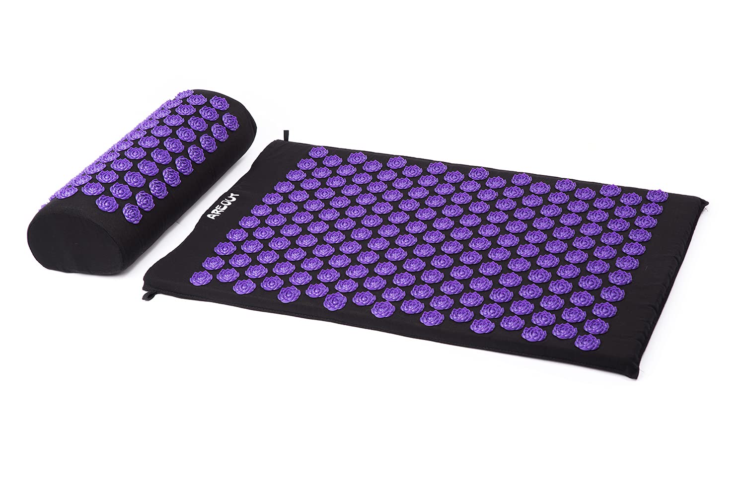 TPE + esponja acupuntura acupuntura alivio del dolor almohadilla de masaje acupuntura esterilla de yoga + juego de almohadas