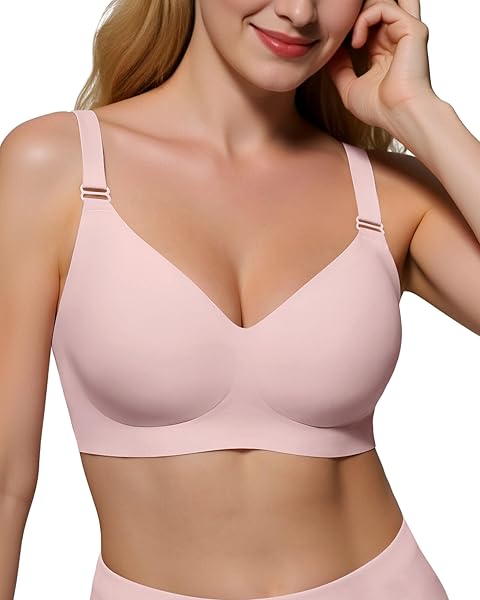 HORISUN Comfortable Seamless Full Coverage Bra for Women Wireless Bras with Soft Support Regular and Plus Size