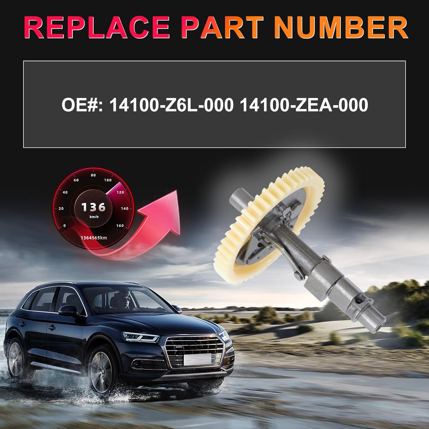 14100-Z6L-000 Camshaft Assembly Fits for Honda GX630 GX660 GX690 Replace OE 14100-Z6L-000 14100-ZEA-000