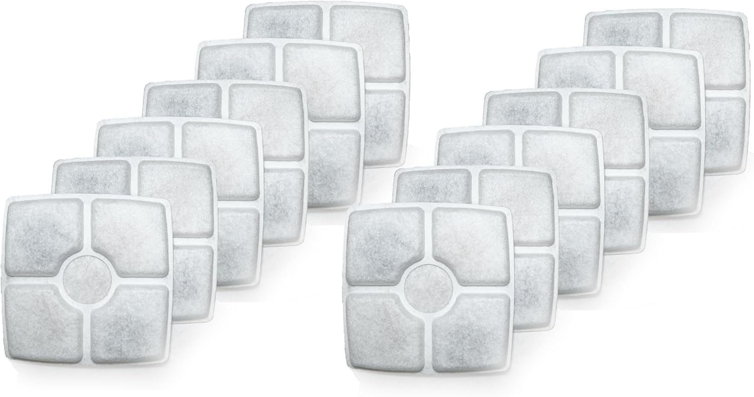 Filtros de Agua NISPIRA para Fuente Veken 2.5L - 12 Unidades