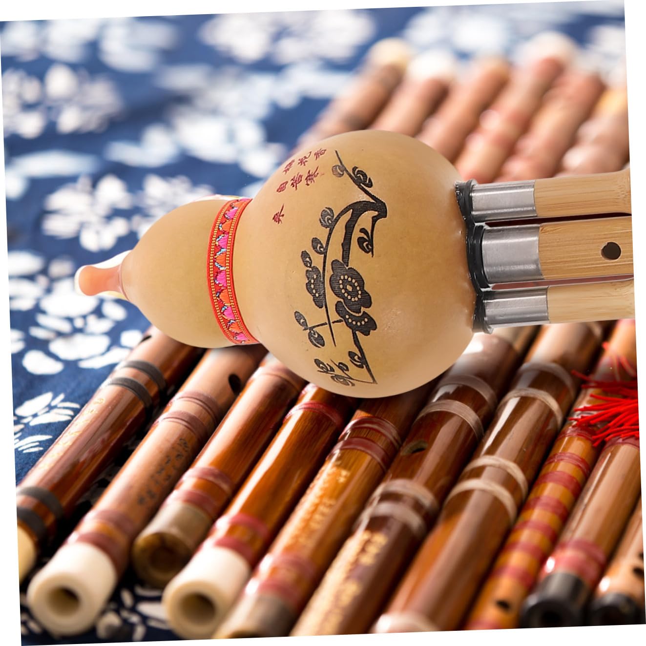 Cabilock Instrumento Musical Étnico de Bambú Varios estilos en Clave C Hulusi Hecho a Mano Diseño Elegante y Cómodo para Principiantes para Amantes Música
