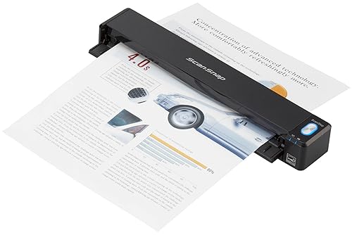 ScanSnap iX100 Wireless Mobile Portable Scanner for Mac or PC,