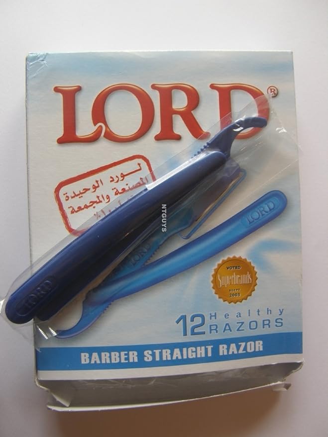 Lord Straight Razor Barber Single Edge Disposable 12 pcs