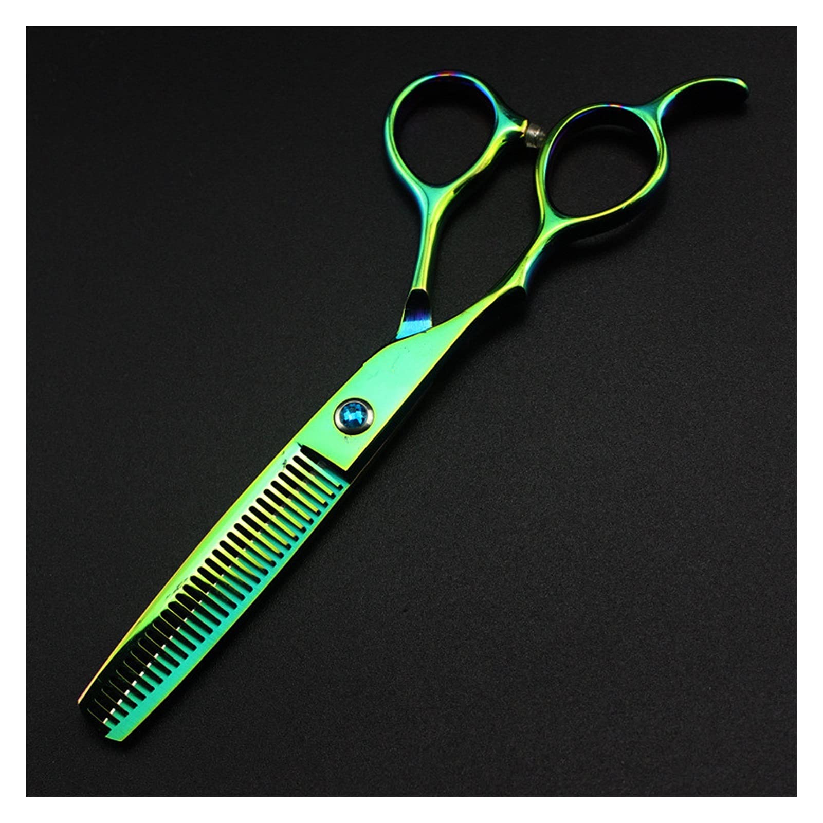 Ciseaux de Coiffure 6 Pouces, Ciseaux de barbier pour gaucher, kit de Coiffure (Coupe B)