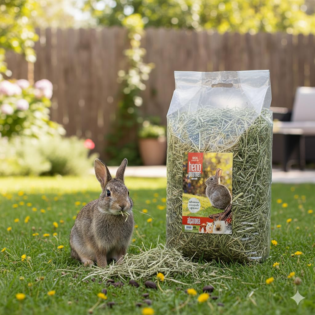 500 g, 100% Naturel, Riche en Fibre, idéal pour Les Lapins, Les cochons d'Inde et Les furets, favorise la Digestion et la santé Dentaire
