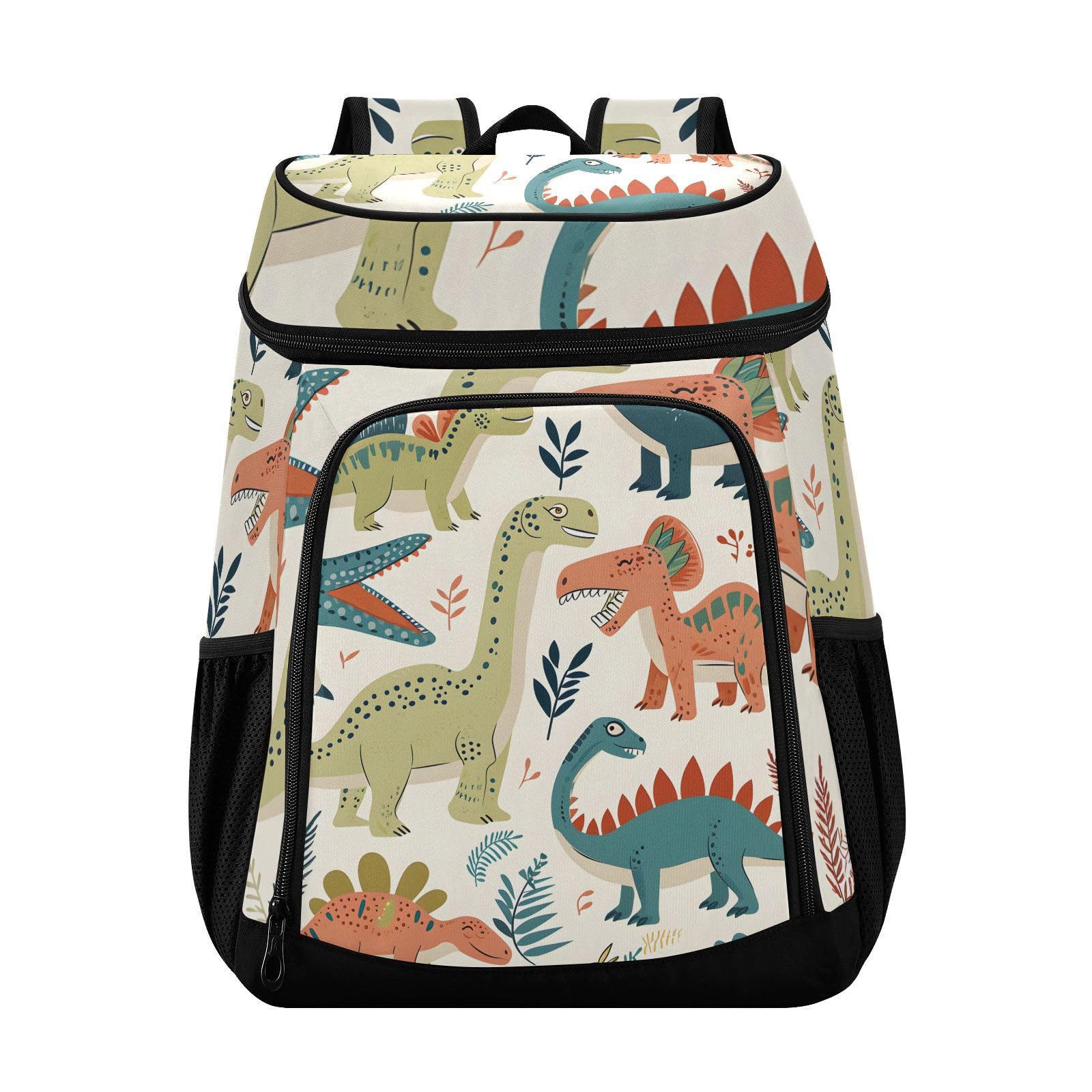 Dinosaur Childish Animal Dino Cooler Backpack Cooler Insulated Leak Proof Lunch Backpack 36 Cans Waterproof Soft for Men Women Picnic Hiking Camping Beach