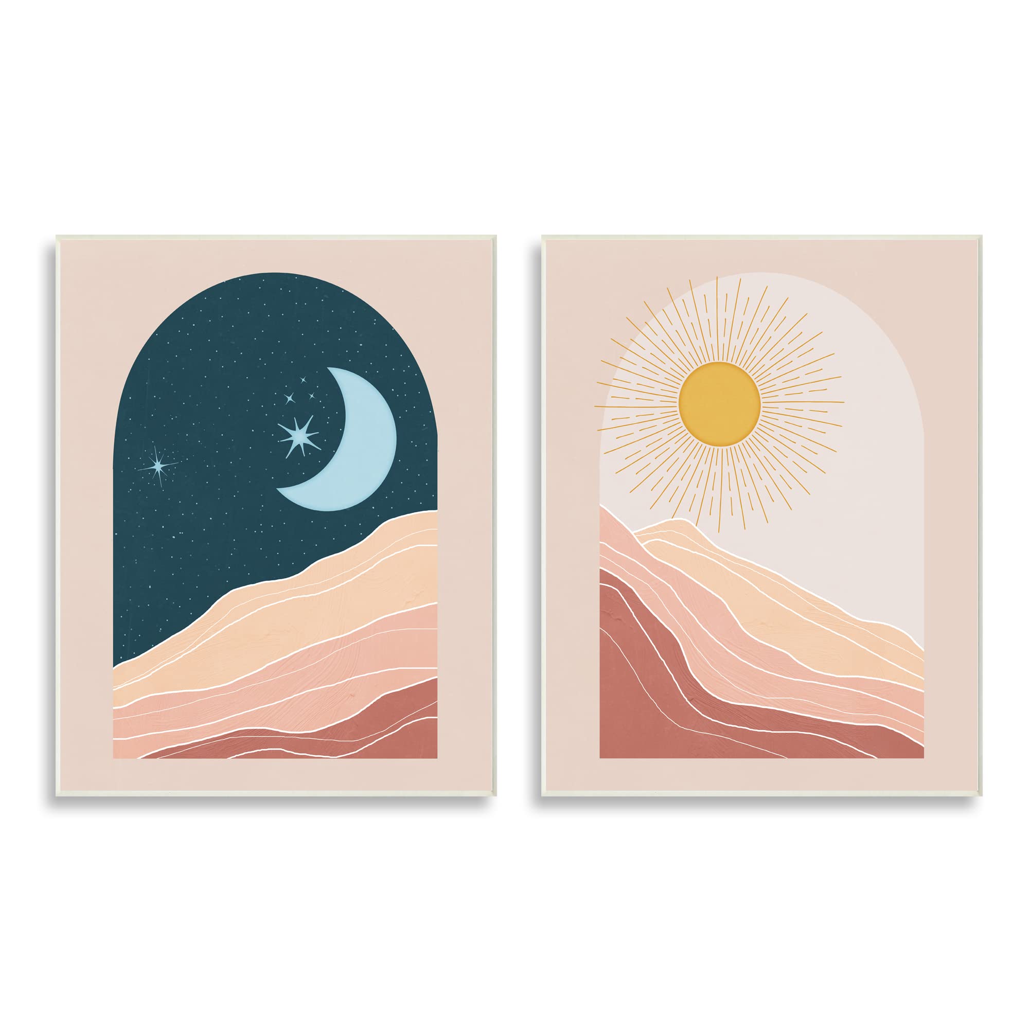 Stupell IndustriesEnergetic Arid Desert Daily Sky Boho Landscape Windows, Design by Nina Blue