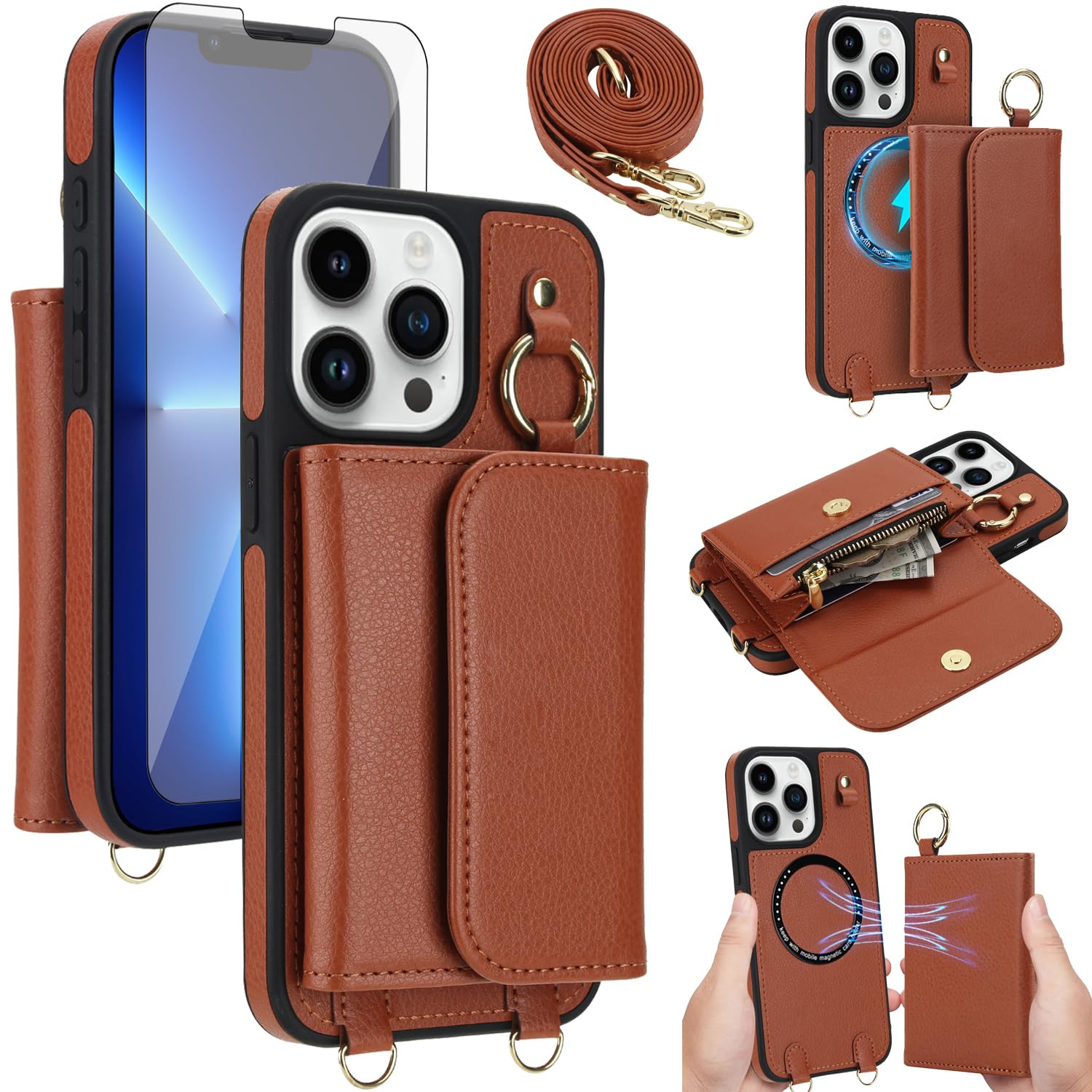 iPhone 13 Pro 256GB ケース付き Amazon.com: Asuwish Phone Case for iPhone 13 Pro 6.1 inch Wallet