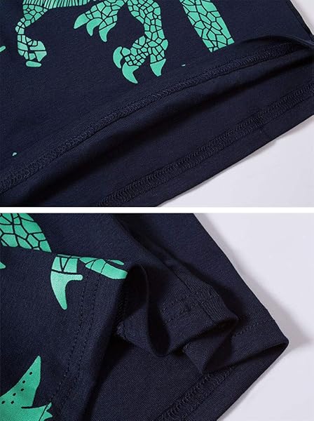 TEDD Boys Pyjamas Dinosaur Nightwear Cotton Toddler Clothes Kids Sleepwear Long Sleeve Christmas Pjs Sets 2 Piece Outfit Xmas Gift 1-12 Years - 5