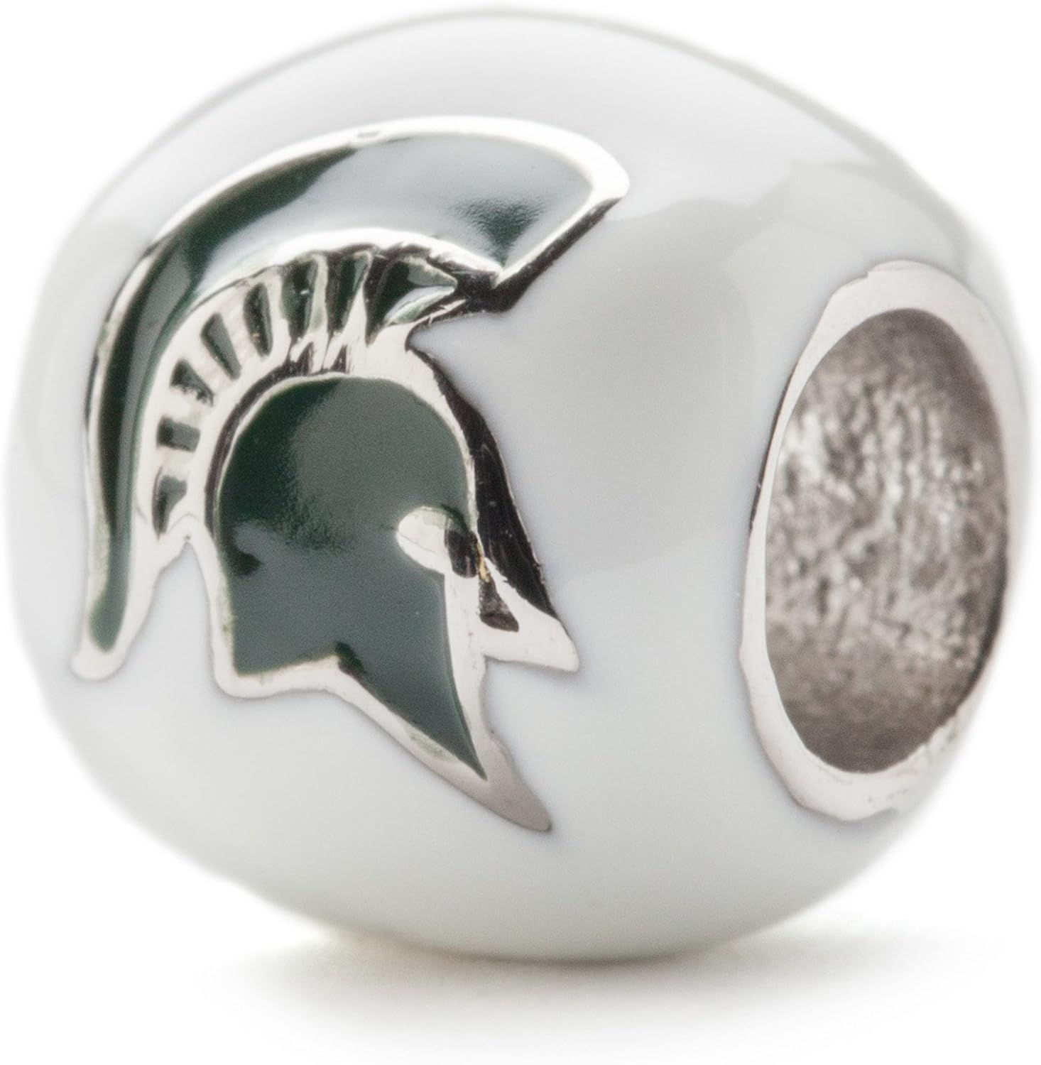 Stone Armory Michigan State Gifts and MSU Jewelry - Michigan State Charm for Bracelets - Hypoallergenic Stainless Steel Charms - Michigan State Gifts for Women