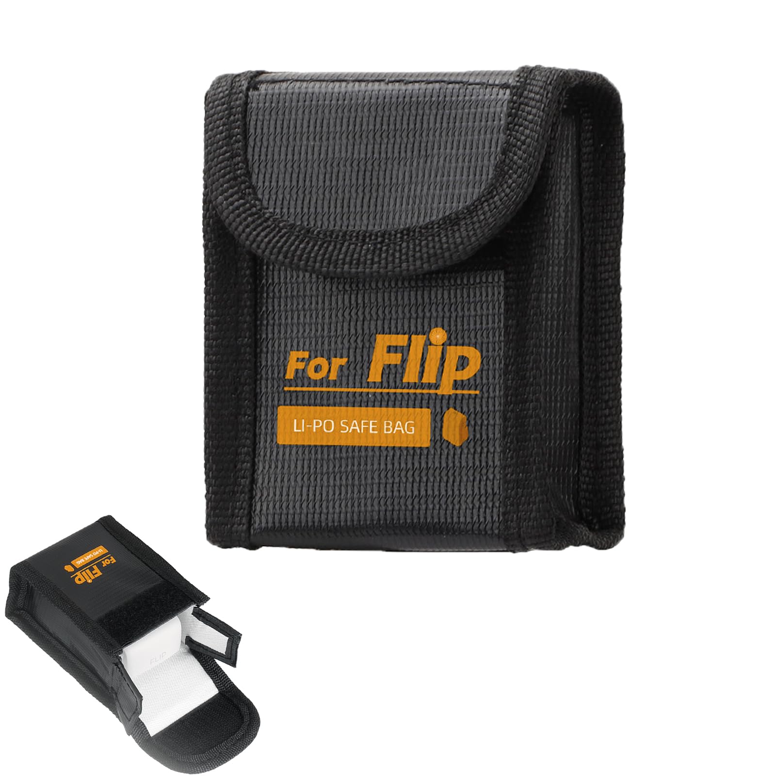 Sac Coffre-fort Ignifuge Pour Batteries DJI Mini - Protection Charge Et Transport (modèle 3 Batteries)