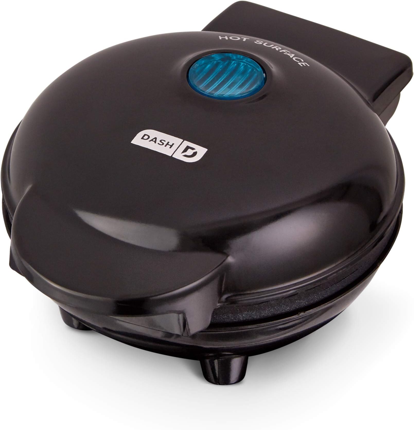 DASHMini Maker Portable Grill Machine + Panini Press for Gourmet Burgers, Sandwiches, Chicken + Other On the Go Breakfast, Lunch, or Snacks with Recipe Guide - Black