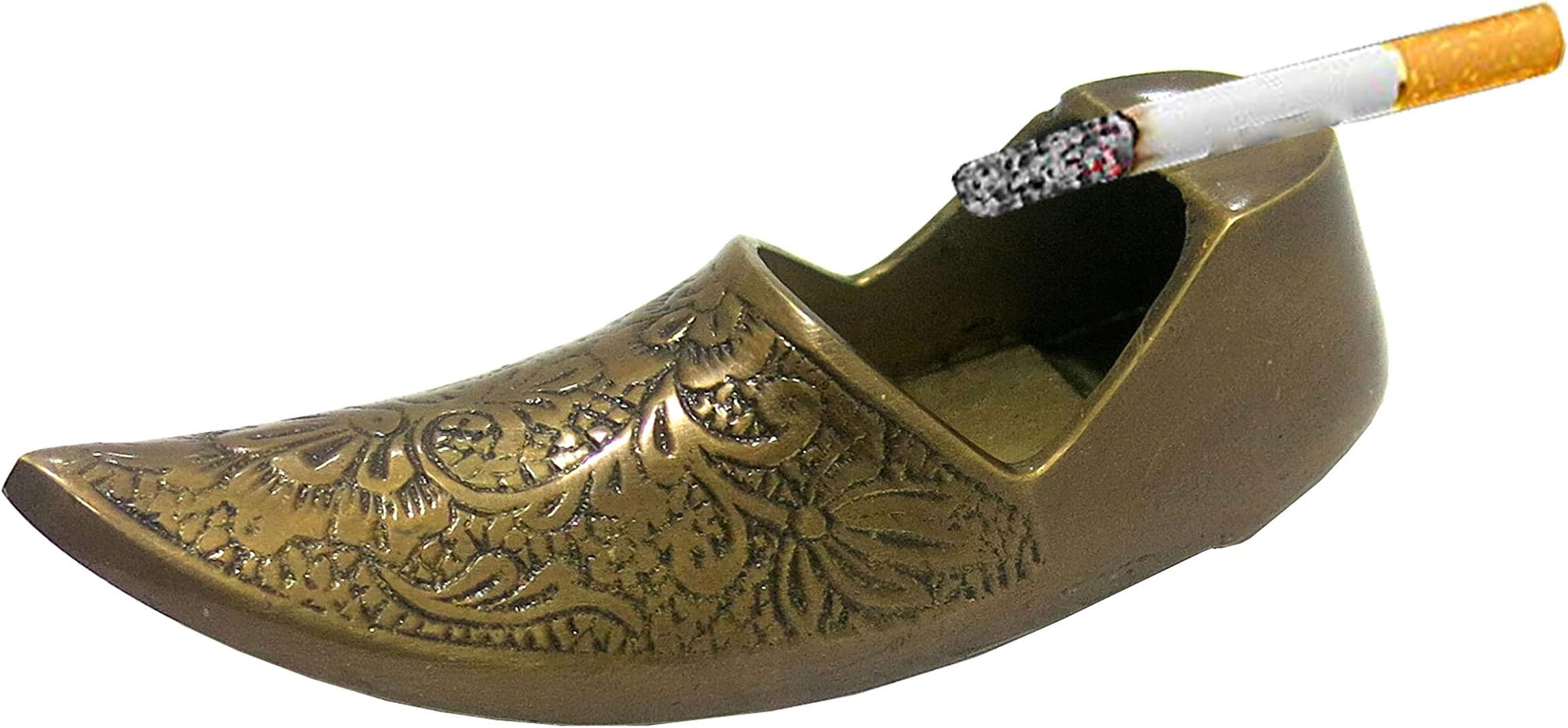 Brass Shoe Ashtray L-5''
