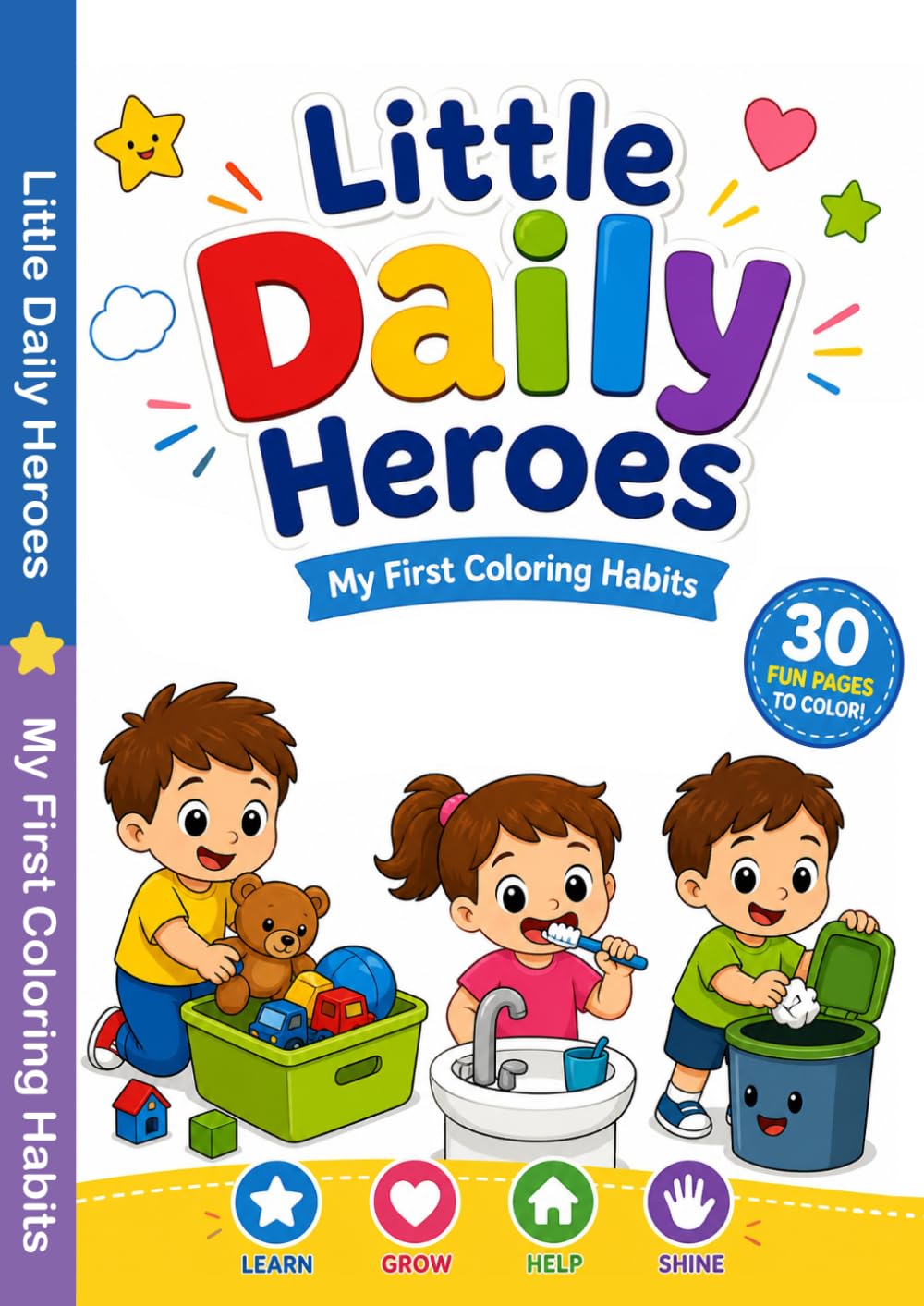 Little daily Heroes: My first coloring habits