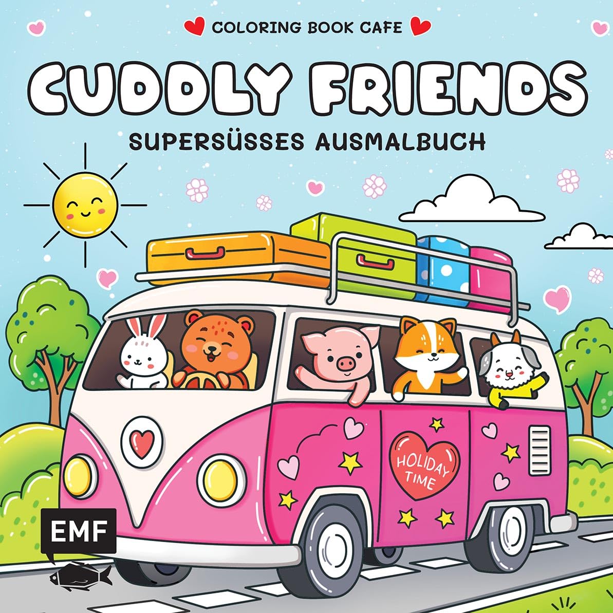 Cozy Coloring - Cuddly Friends: Supersüßes Ausmalbuch zum Entspannen und Träumen - Für Erwachsene, Teenager und Kinder